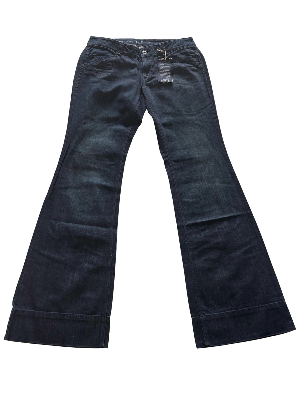 Ann Taylor Dark Curvy Flared Jeans